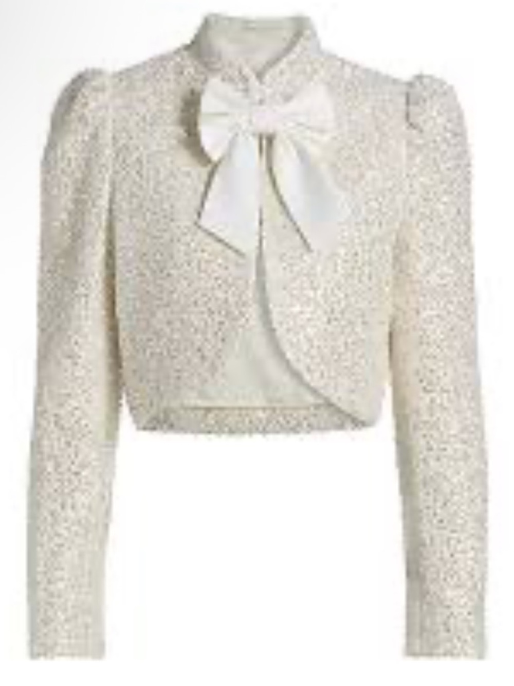 Alice + Olivia
Ilaria Sequin & Bead
Embellished Crop - Picture 14 of 16